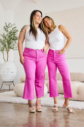 Crop Chloe High Waist Raw Hem Jeans - Tummy Control, Jeans, $ 59.00, A Moment Of Now™